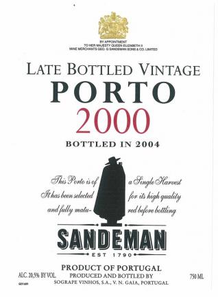 Sandeman - Late Bottled Port Ruby Port (750ml) (750ml)