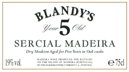 Blandys - Sercial Madeira 5 year old (750ml) (750ml)