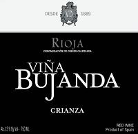 Vina Bujanda - Rioja Crianza 2019 (750ml) (750ml)