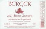 E. & M. BERGER  - Blauer Zweigelt 2020 (1L)